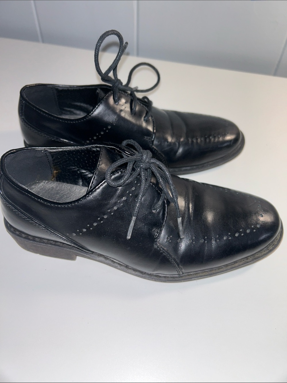 Boy’s Black Borelli Dressy Shoes Size 1